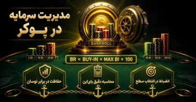 مدیریت سرمایه در پوکر چیست؟ راهنمای بانکرول، buy in و کنترل ریسک