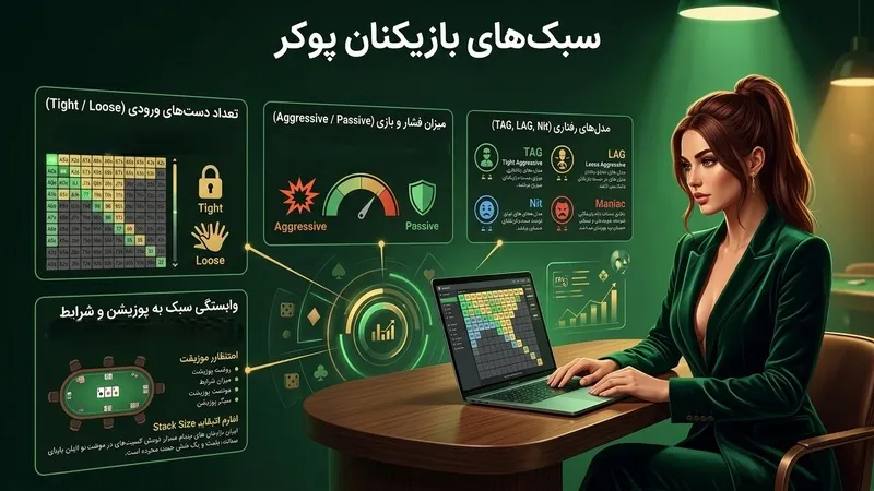 سبک های بازیکنان پوکر دقیقا چه چیزی را نشان می دهند؟